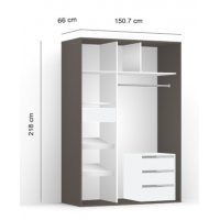 DRESSING LEX 151-218-66 D GRI/DMON